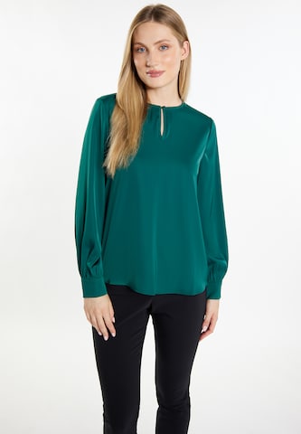 Camicia da donna 'Klassik' di DreiMaster Klassik in verde: frontale