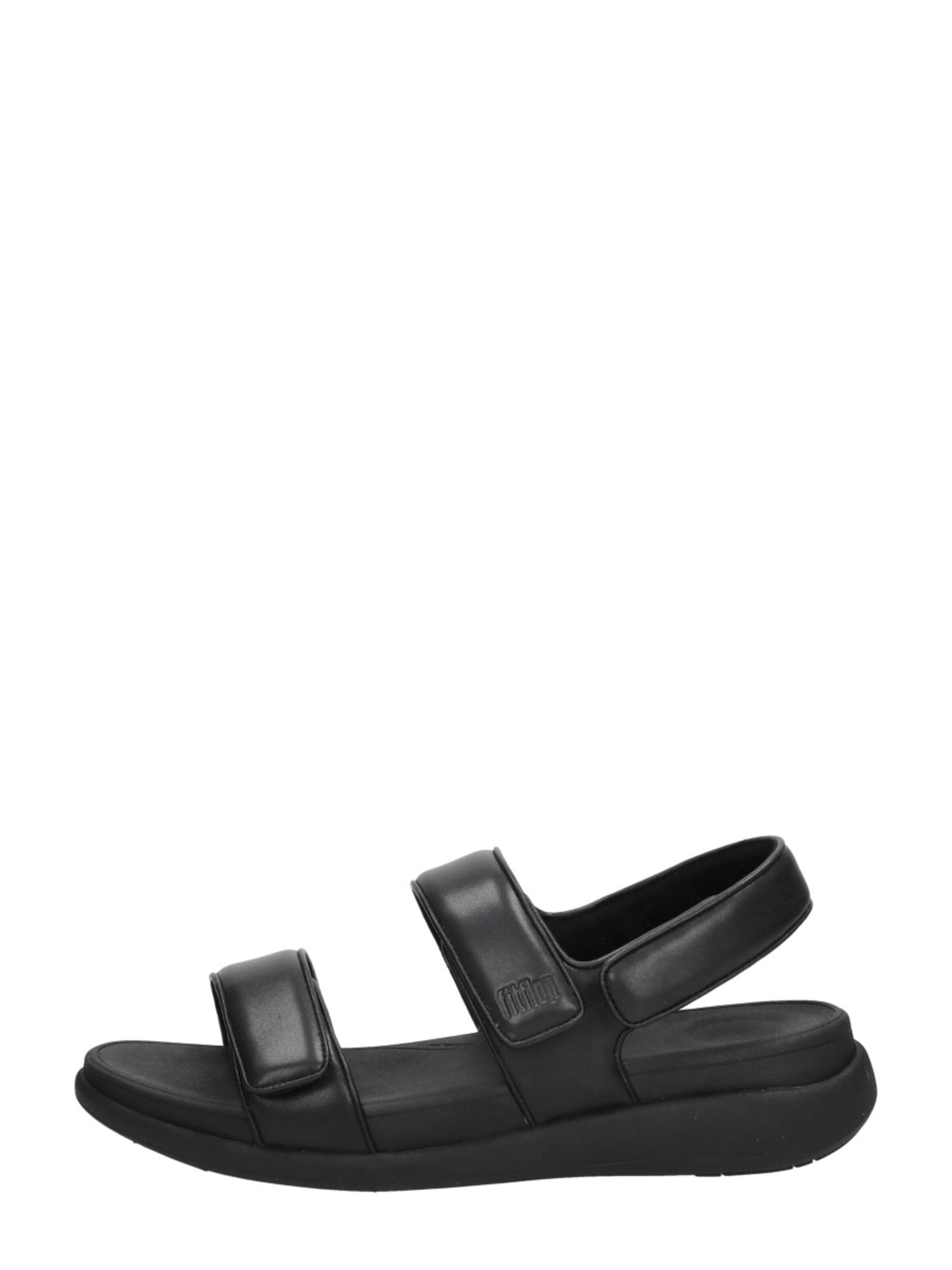 FitFlop Sandal 'F-Mode Go' in Black: front
