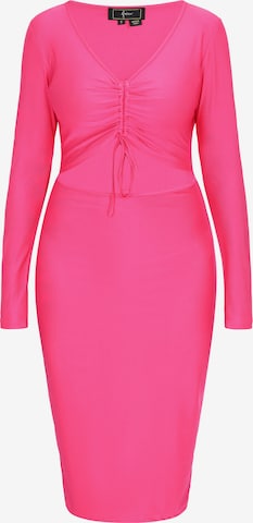 faina - Vestido en rosa: frente