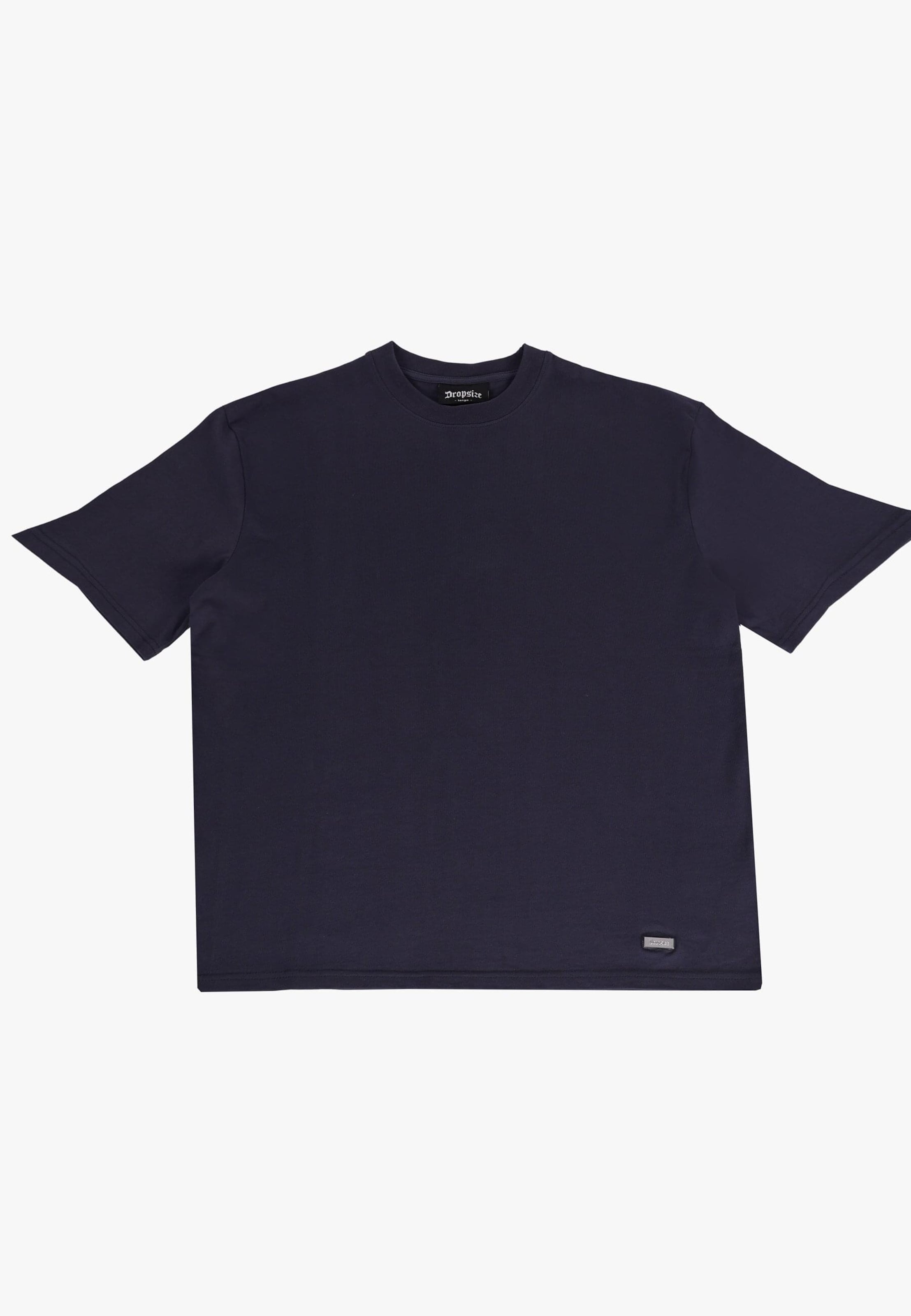 T-Shirt Dropsize en bleu : devant