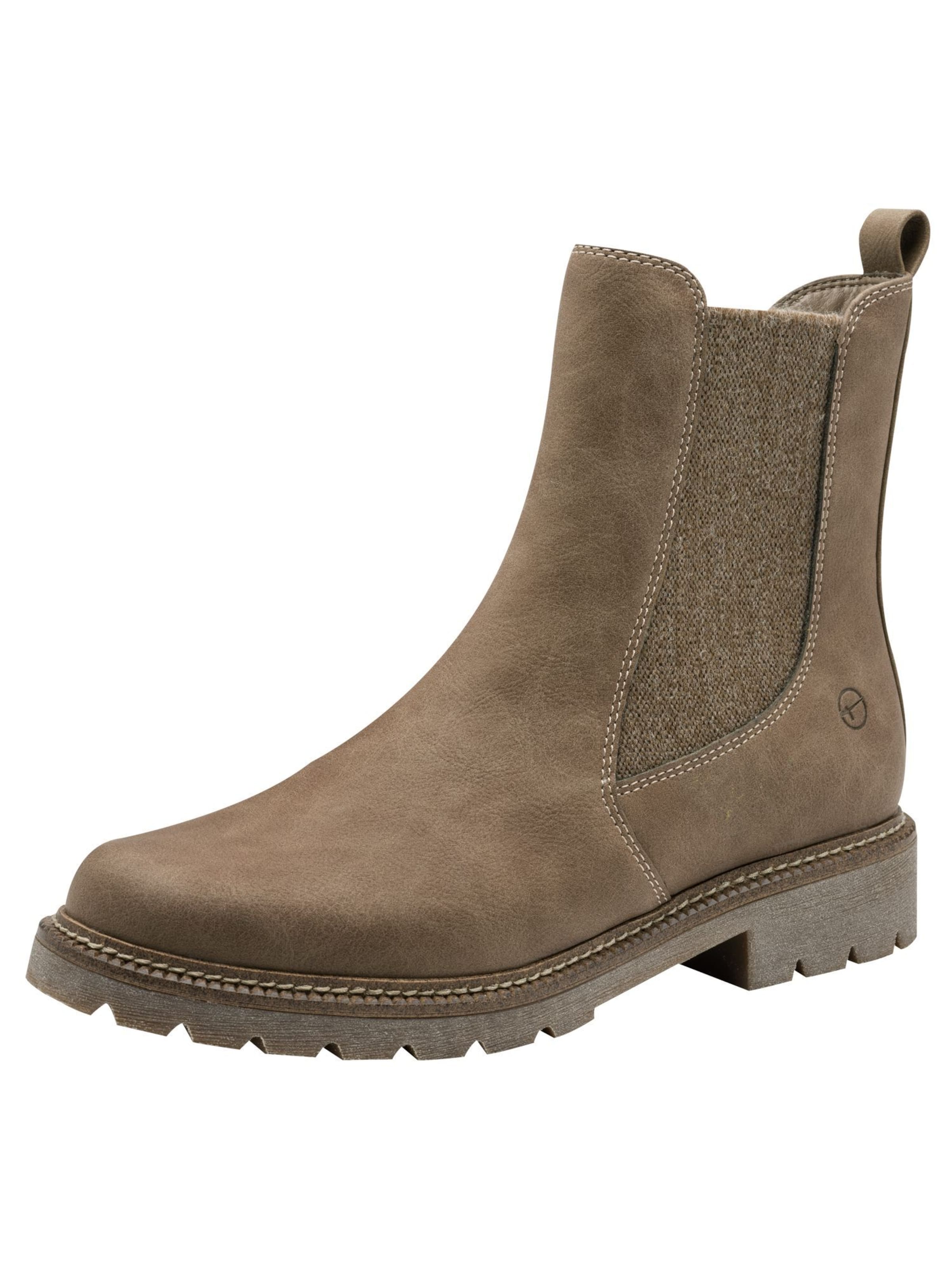 Tamaris Chelsea Boot in Beige: Vorderseite
