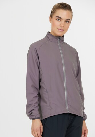 ENDURANCE Athletic Jacket 'Shela' in Grey: front