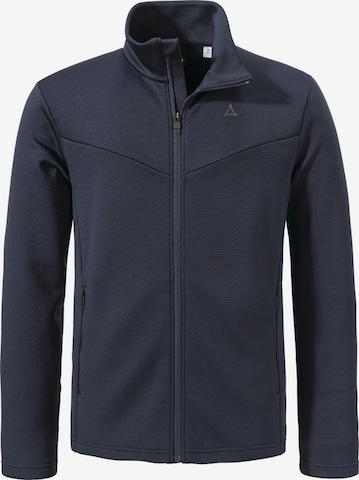 Schöffel Athletic fleece jacket 'Pine' in Blue: front