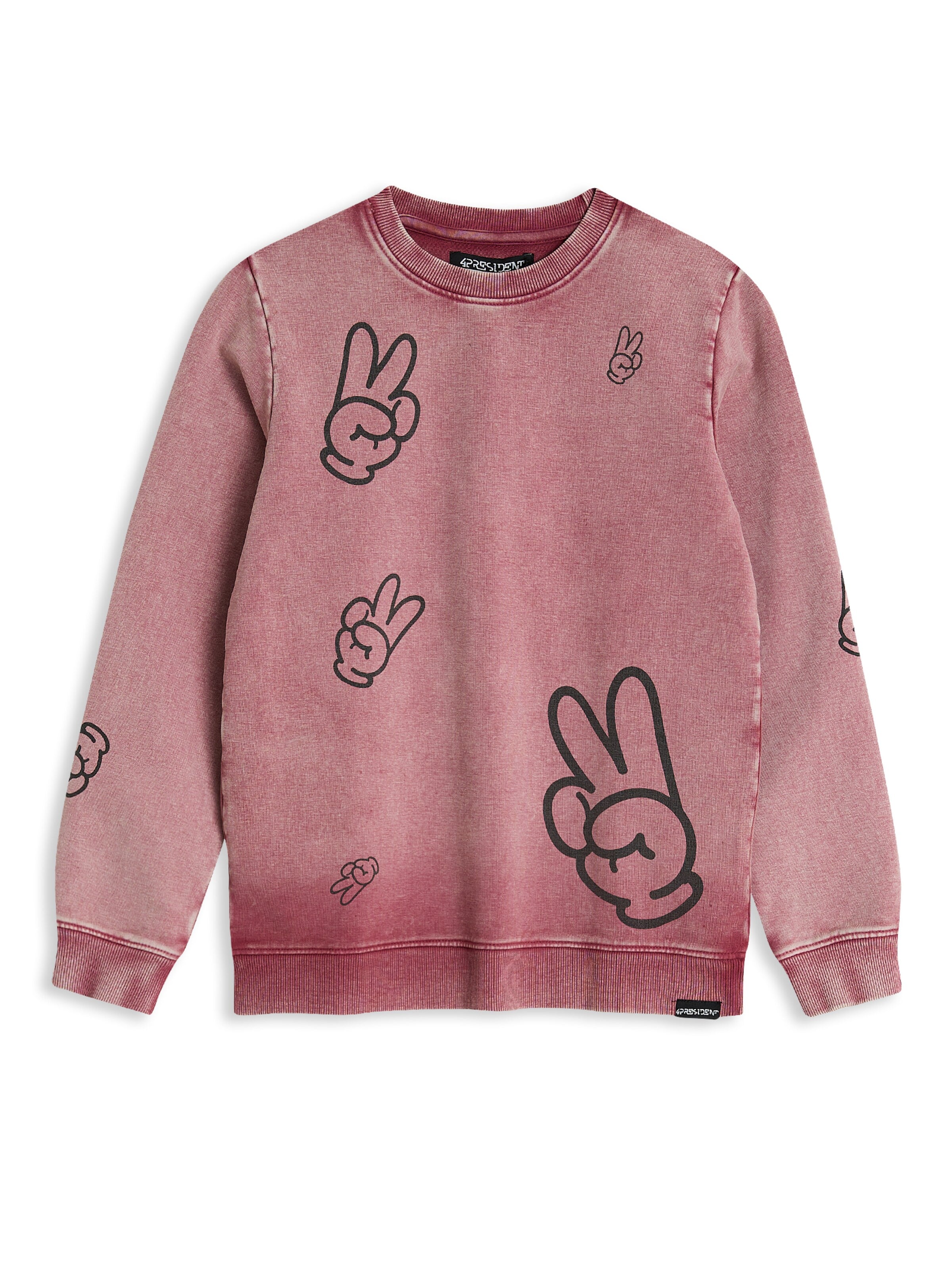 4PRESIDENT Sweatshirt 'Naomi' in Pink: front