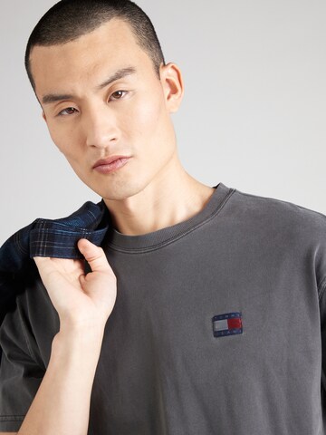 pilka Tommy Jeans Marškinėliai