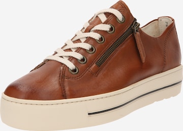 Paul Green Sneakers laag in Bruin: voorkant