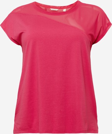 Esprit Big Size Performance shirt in Red: front