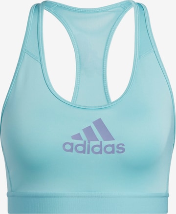 ADIDAS SPORTSWEAR Sport bh in Blauw: voorkant