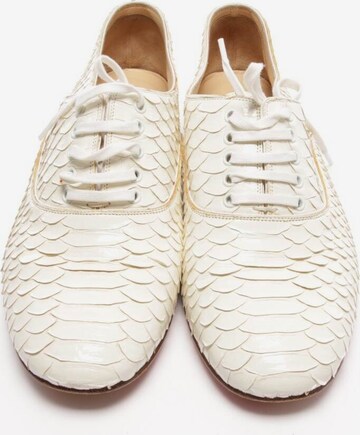 Christian Louboutin Flats & Loafers in 37,5 in White