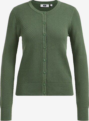 Cardigan WE Fashion en vert : devant