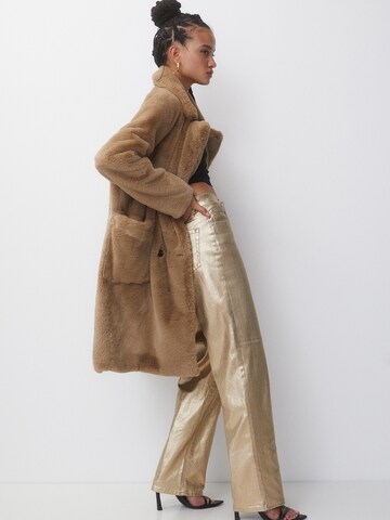 Pull&Bear Between-Seasons Coat in Beige