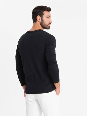 Ombre Shirt 'OM-LSBC-0123' in Black