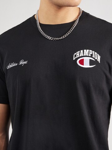 Maglietta di Champion Authentic Athletic Apparel in nero