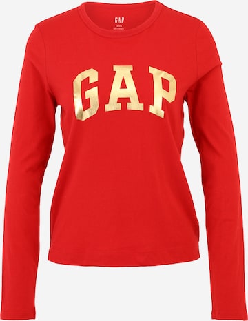 T-shirt Gap Petite en rouge : devant