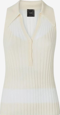 Tops en tricot PINKO en beige : devant
