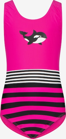 BECO the world of aquasports Swimsuit in Pink: front