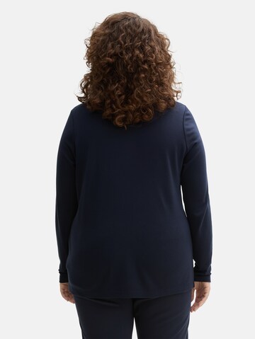 Tom Tailor Women + Shirt in Blauw