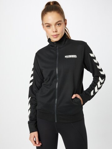 Hummel Спортивная кофта 'Legacy' в Черный: спереди
