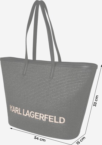 Karl Lagerfeld Shopper táska 'ESSENTIAL' - fekete