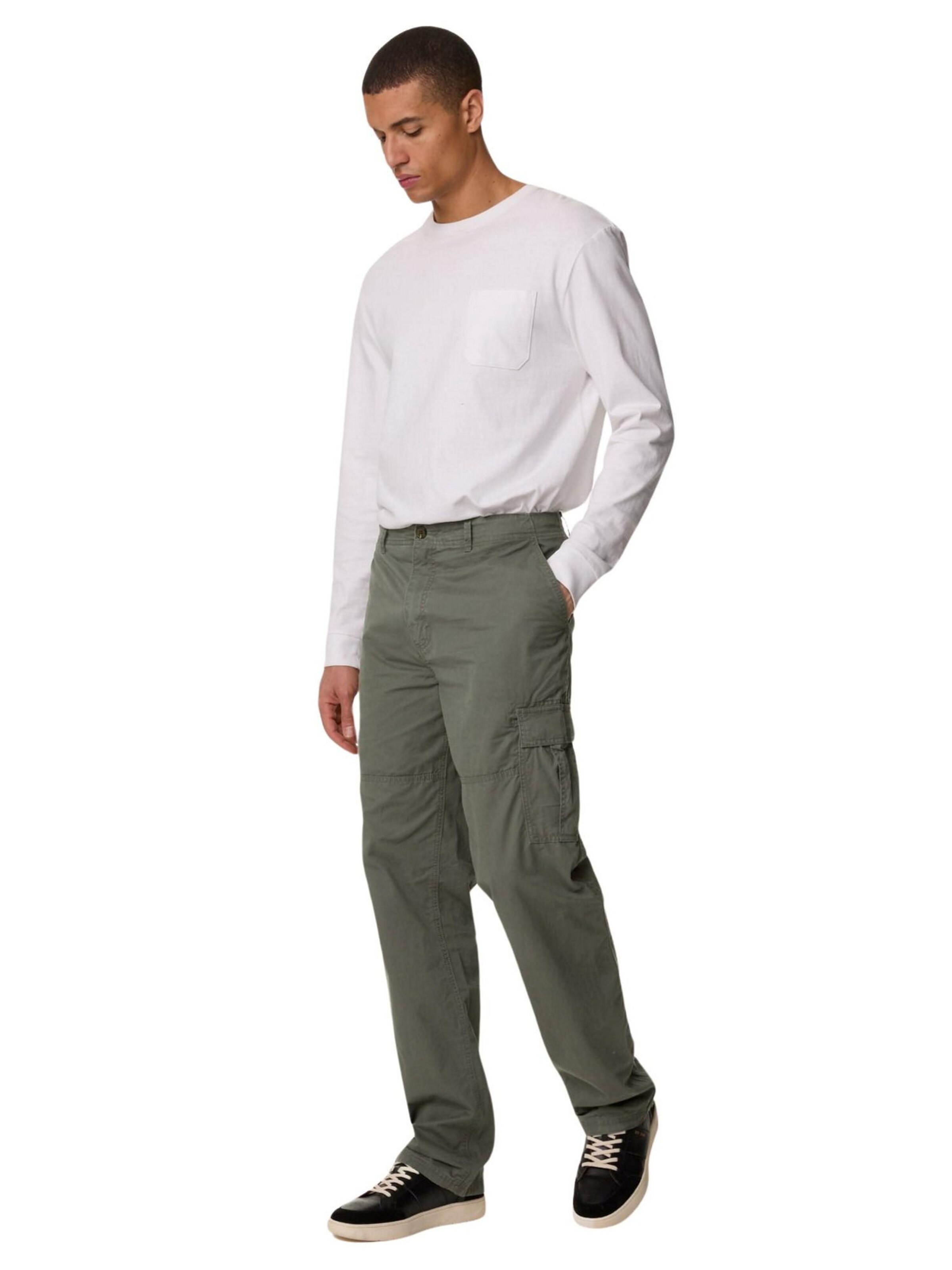 Regular Pantalon cargo Marks & Spencer en gris