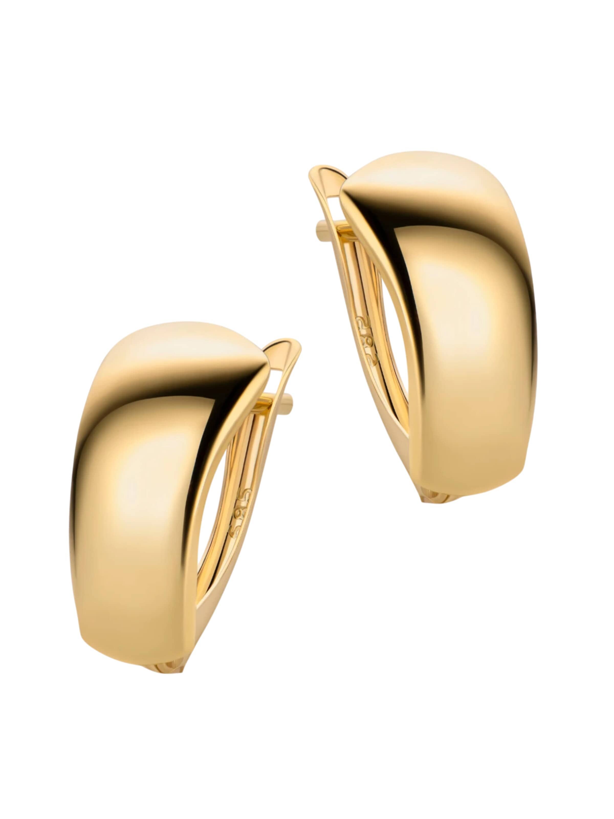 DIAMANT LETERNEL Ohrringe 'Ohrringe aus 585 Gelbgold'‌‌‌‌‌‌ in Gelb: Vorderseite