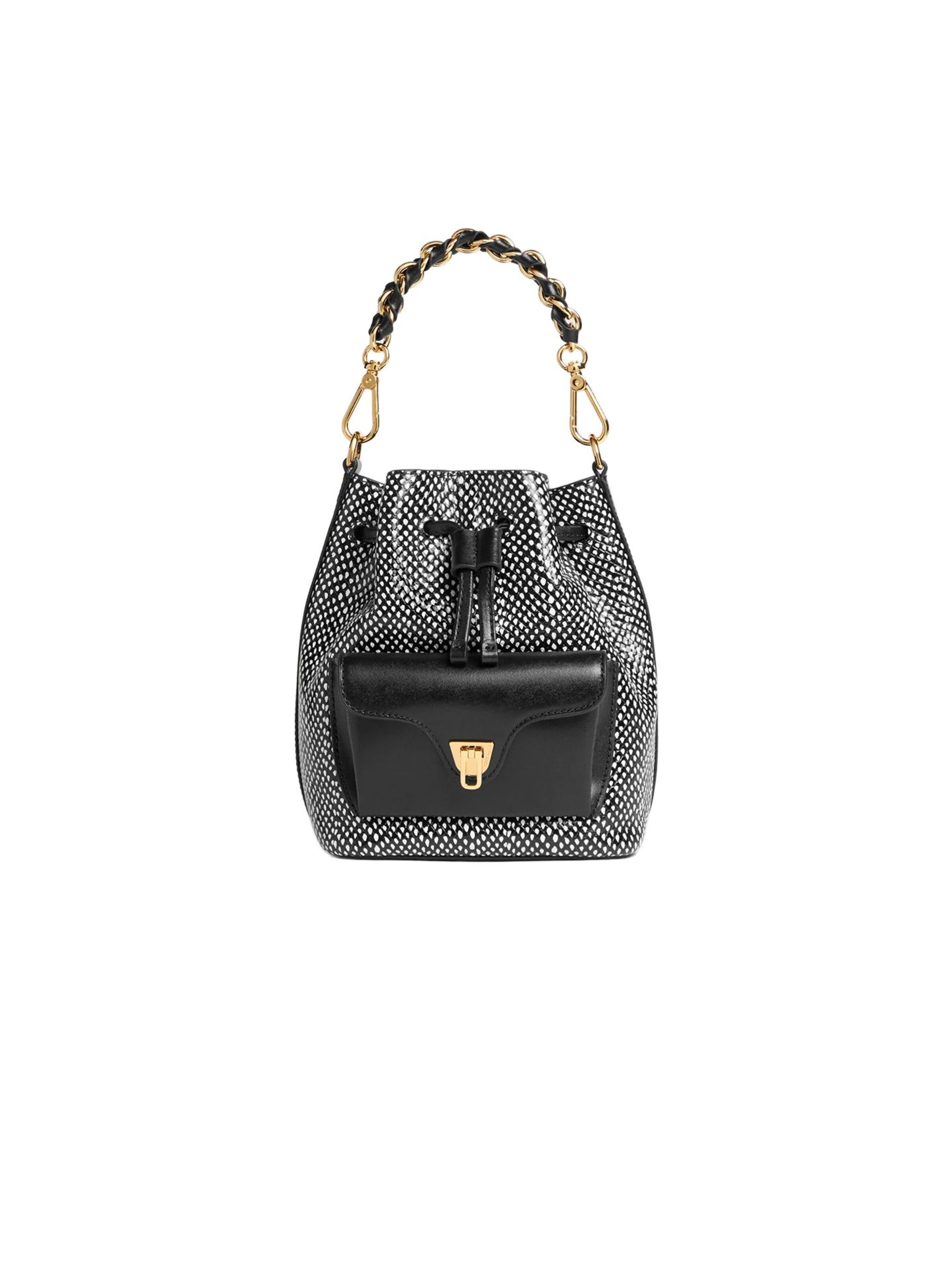 Coccinelle Pouch in Black: front
