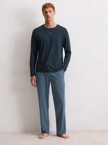 Pyjama long ' Mix N Match Cotton ' Marc O'Polo en bleu : devant