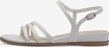 TAMARIS Sandaler med rem i hvid
