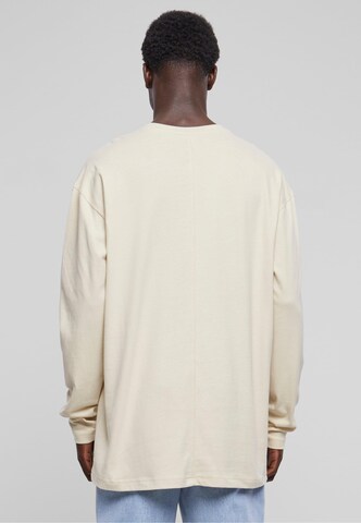 T-Shirt 'Open Edge' Urban Classics en beige