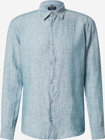 OLYMP Regular Fit Paita värissä vihreä: etupuoli