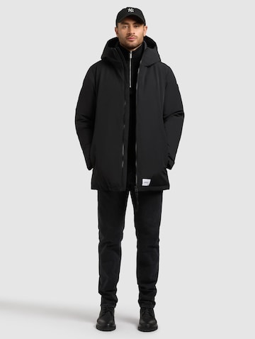 khujo Winter Jacket 'Nedd' in Black