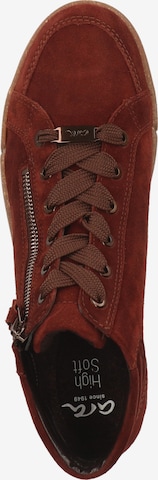 Bottines à lacets 'Rom' ARA en marron