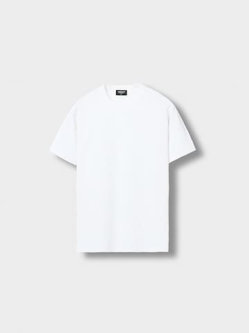 Burocs Shirt 'Slim Rib' in Weiß: Vorderseite