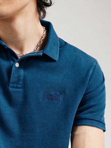 Superdry Poloshirt in Blau