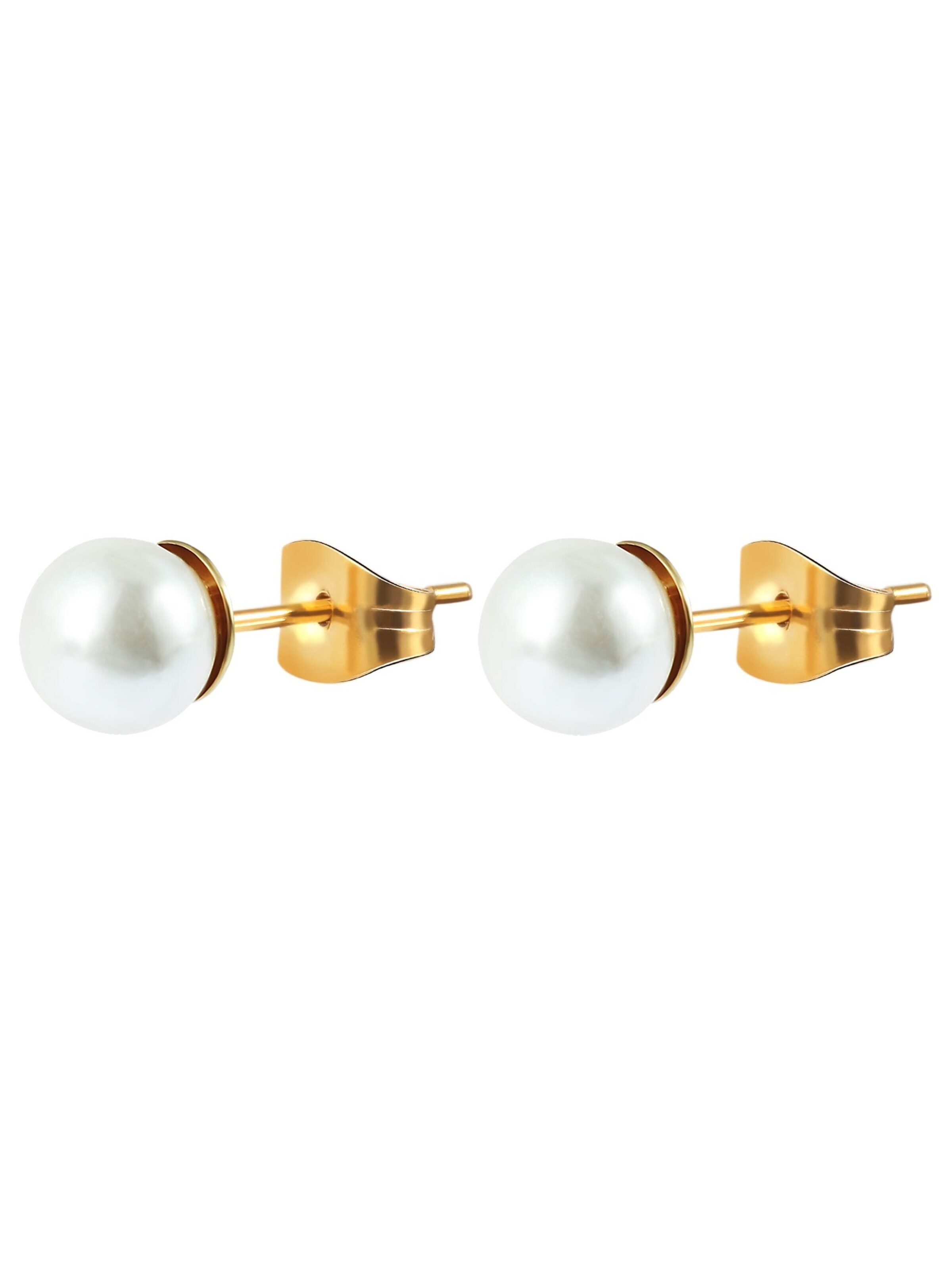 Akzent Schmuckset 'Edelstahl silber'‌‌‌‌ in One Size in gold, Produktansicht