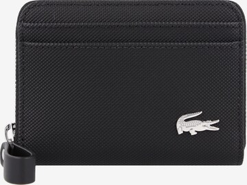 LACOSTE Portemonnee 'Money Pieces' in Zwart: voorkant