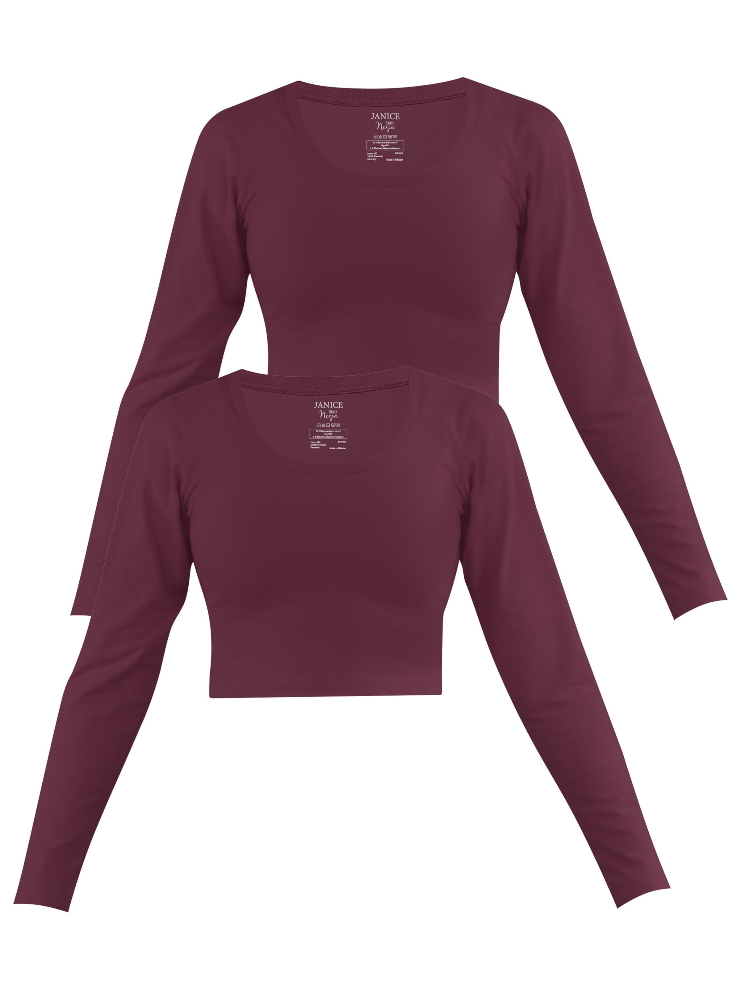 Janice Shirt 'Nerja' in Red: front