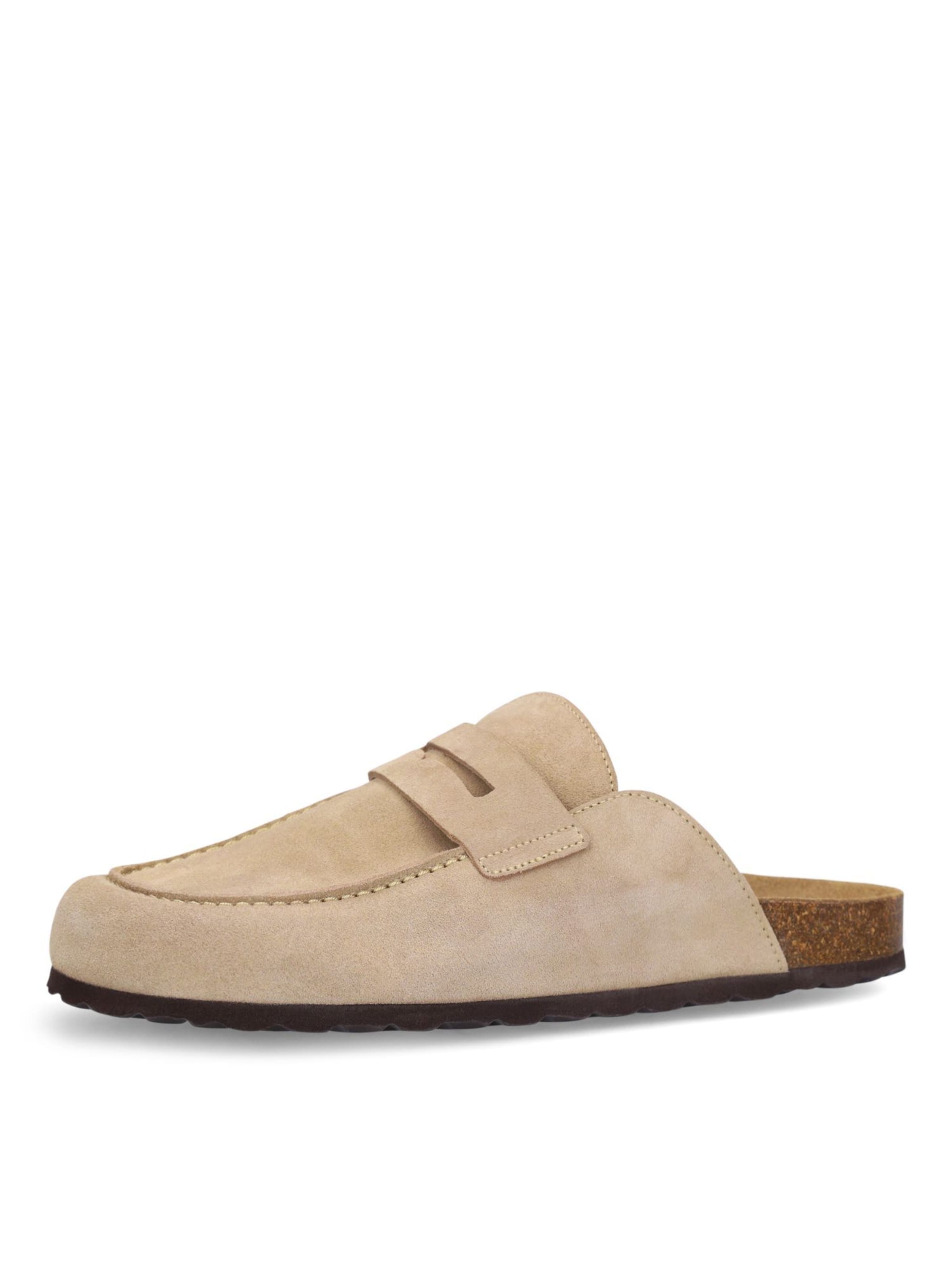 Mule MANFIELD en beige : devant