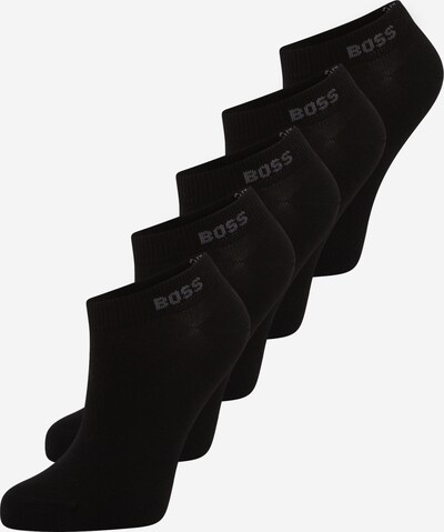 BOSS Chaussettes en gris chiné / noir, Vue avec produit