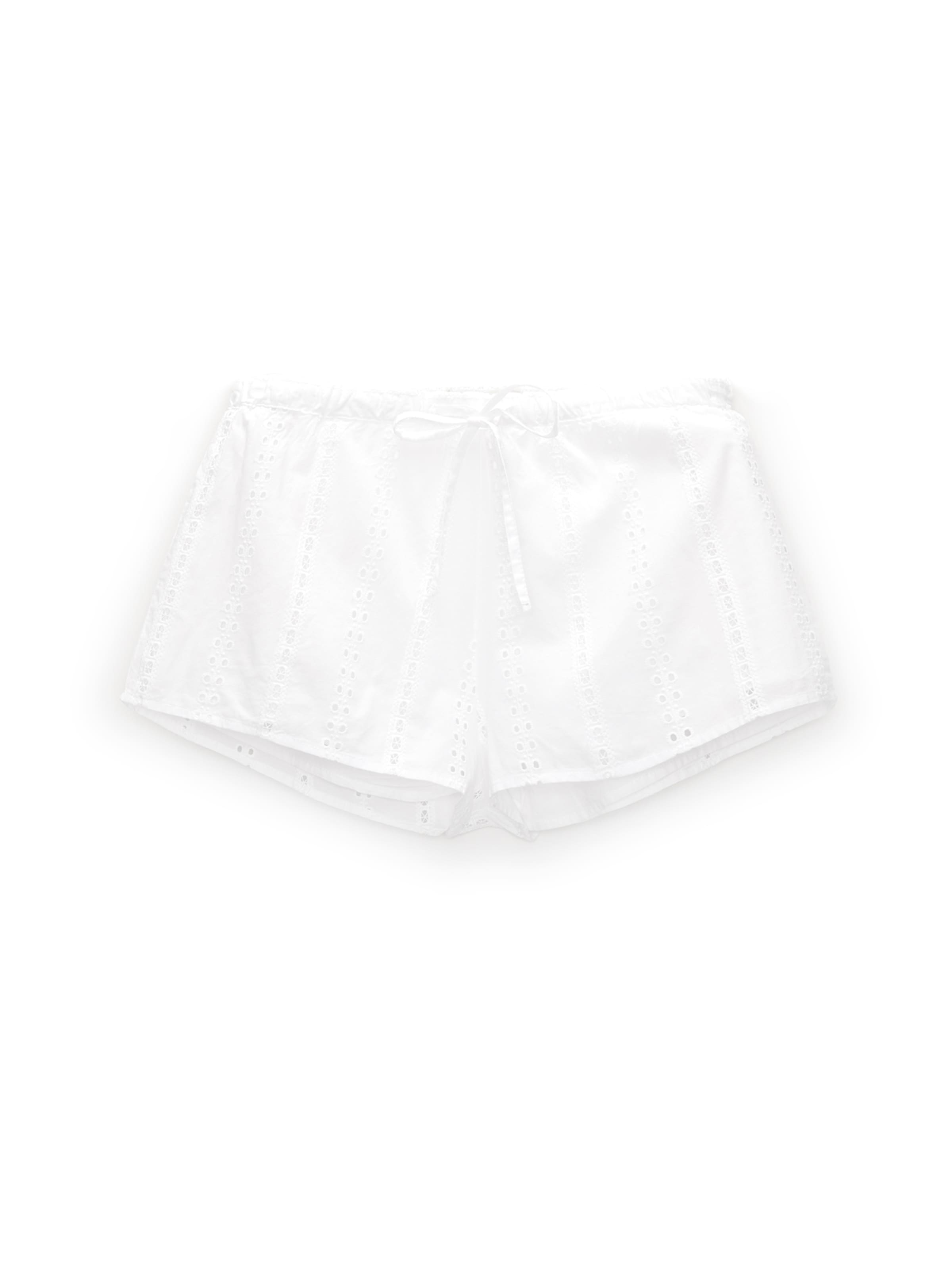 Pull&Bear Normální Kalhoty – bílá: přední strana