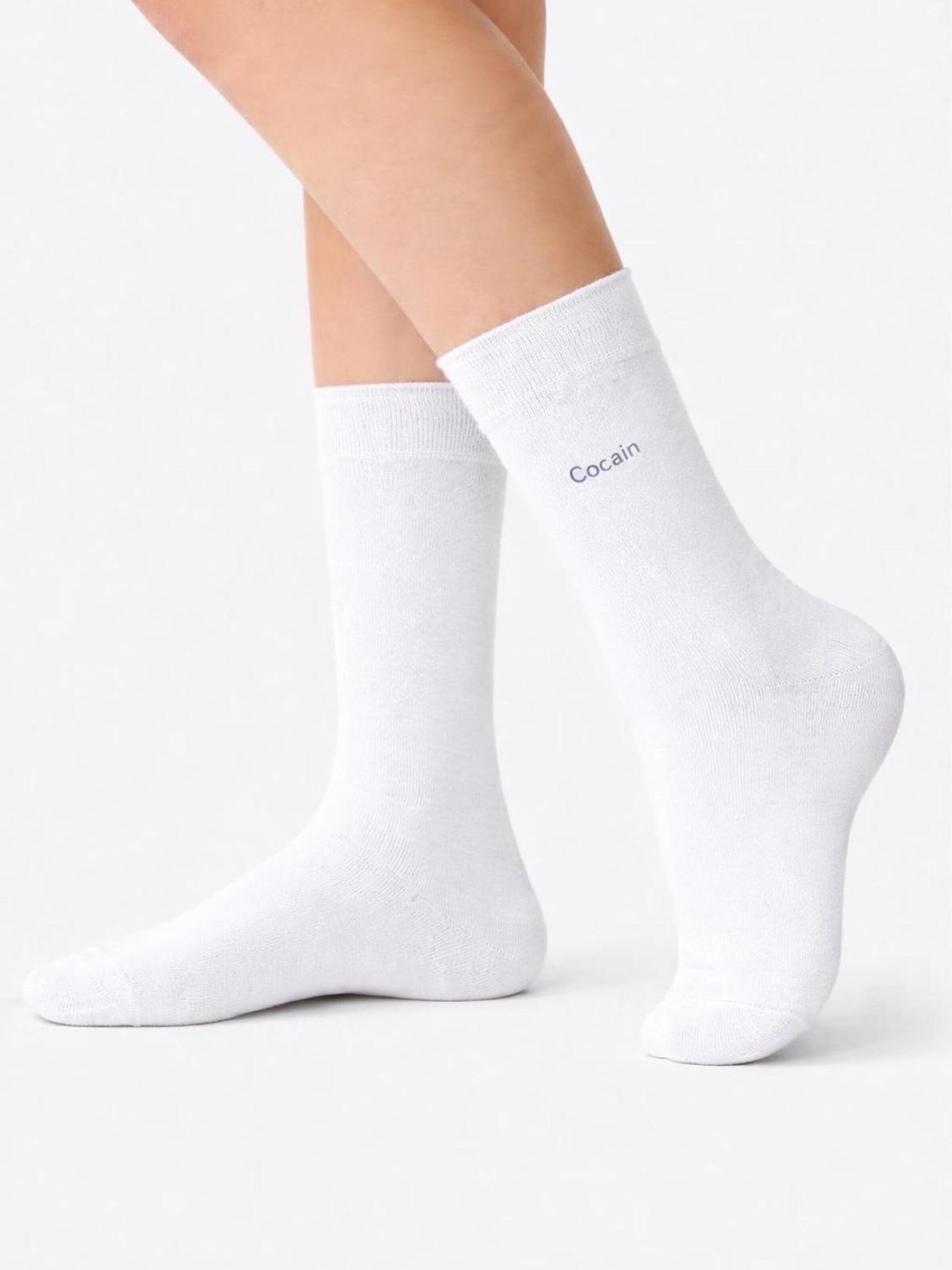 Cocain Underwear Socks 'Luxury Collection' in White