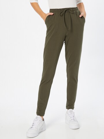 Kaffe Slimfit Broek 'Linda' in Groen: voorkant