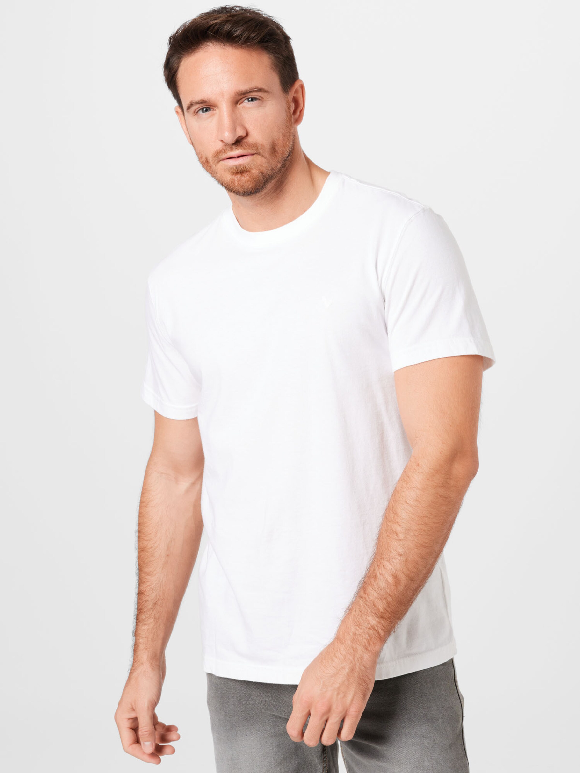 Männer Shirts American Eagle T-Shirt in Graumeliert, Schwarz, Weiß - JU67906 Männer Shirts American Eagle T-Shirt in Graumeliert, Schwarz, Weiß - JU67906