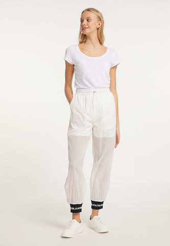 myMo ATHLSR - Tapered Pantalón en blanco