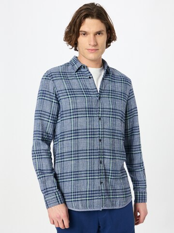 SCOTCH & SODA - Ajuste regular Camisa en azul: frente