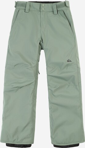 QUIKSILVER Обычный Спортивные штаны 'ESTATE' в Зеленый: спереди