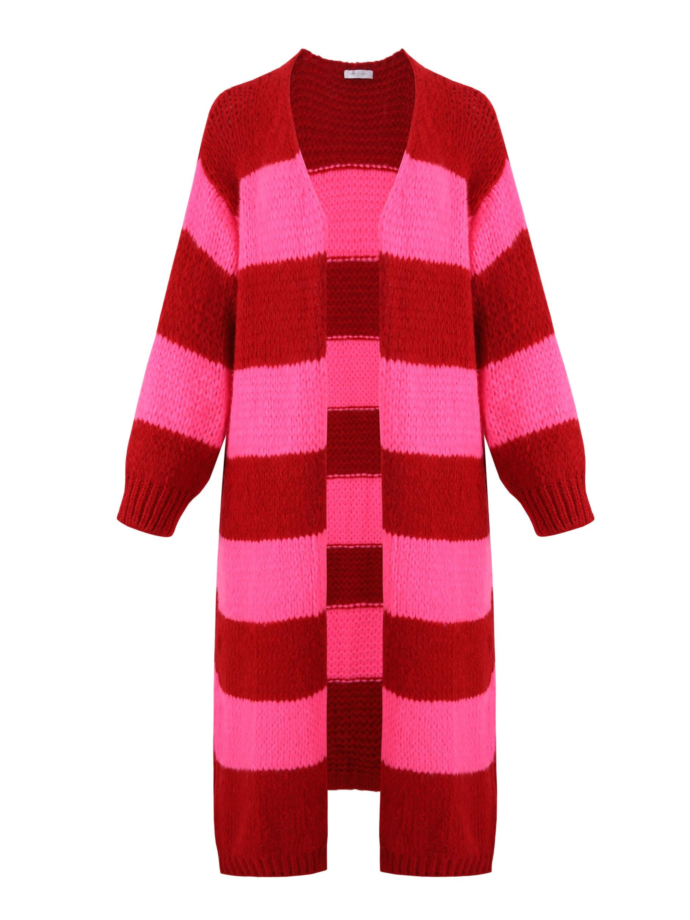 SASSYCLASSY Oversized Cardigan in Red violet, Item view
