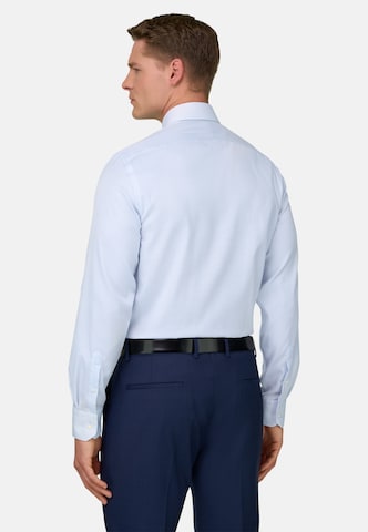 Coupe slim Chemise Boggi Milano en bleu