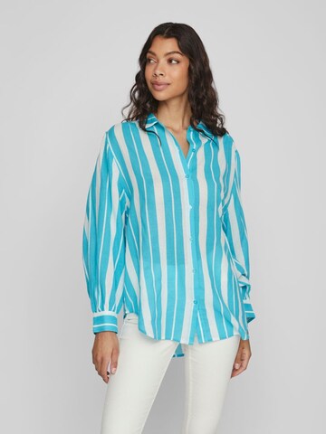 VILA Blouse in Blauw: voorkant