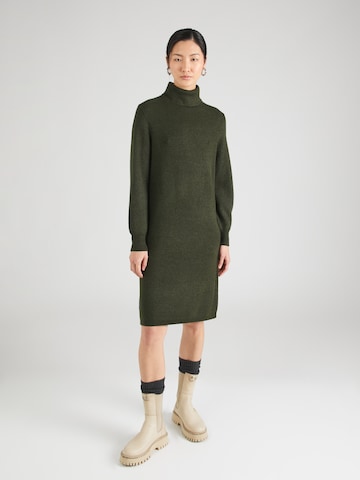 OBJECT Πλεκτό φόρεμα 'MALENA' σε πράσινο: μπροστά